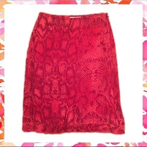 Vertigo Made in France Pink Snake Print